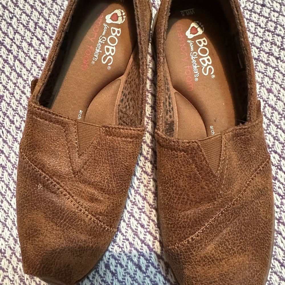 Women's Brown Slip-On Shoes